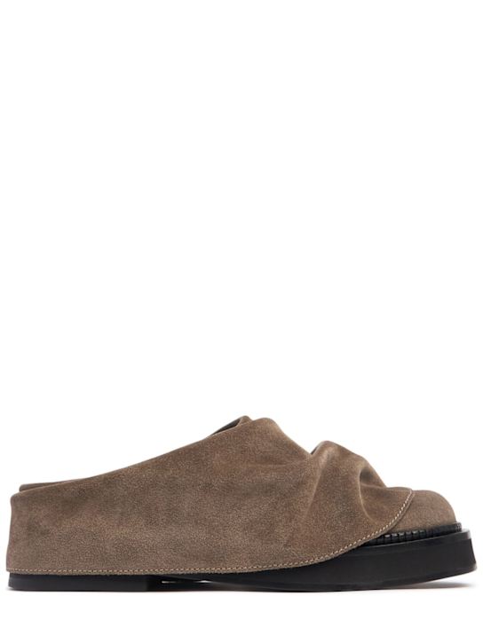 30mm Mini Robin suede mules - Thumbnail 1