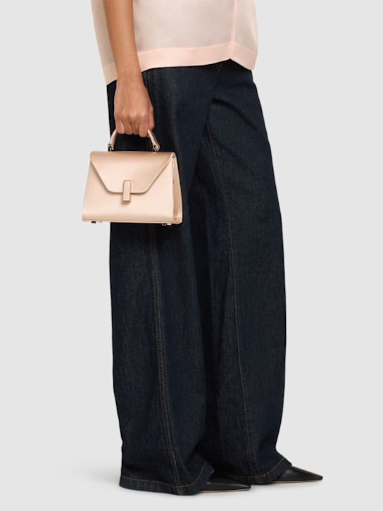 Valextra: Micro Iside satin top handle bag - women_1 | Luisa Via Roma