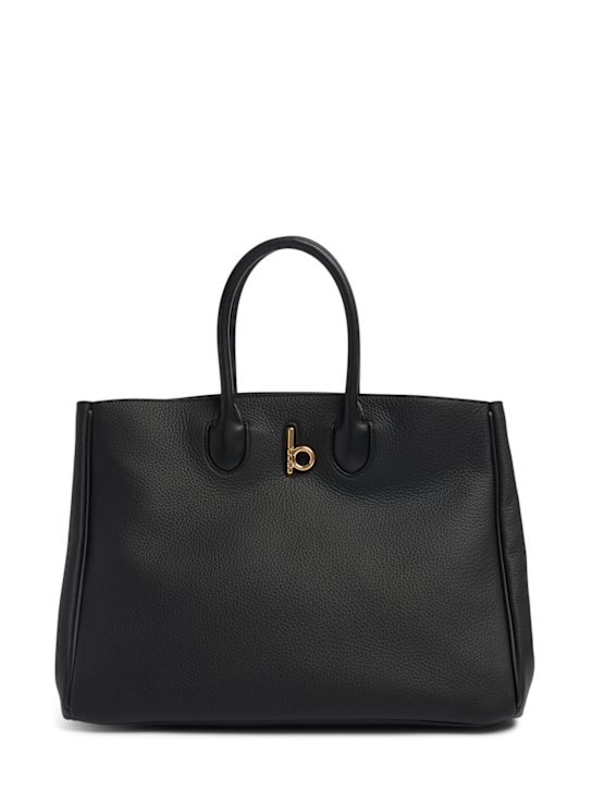 Burberry: Borsa media Rocking Horse in pelle martellata - women_0 | Luisa Via Roma