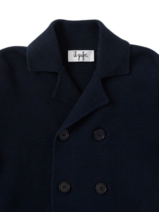 Il Gufo: Cotton knit  jacket - kids-boys_1 | Luisa Via Roma