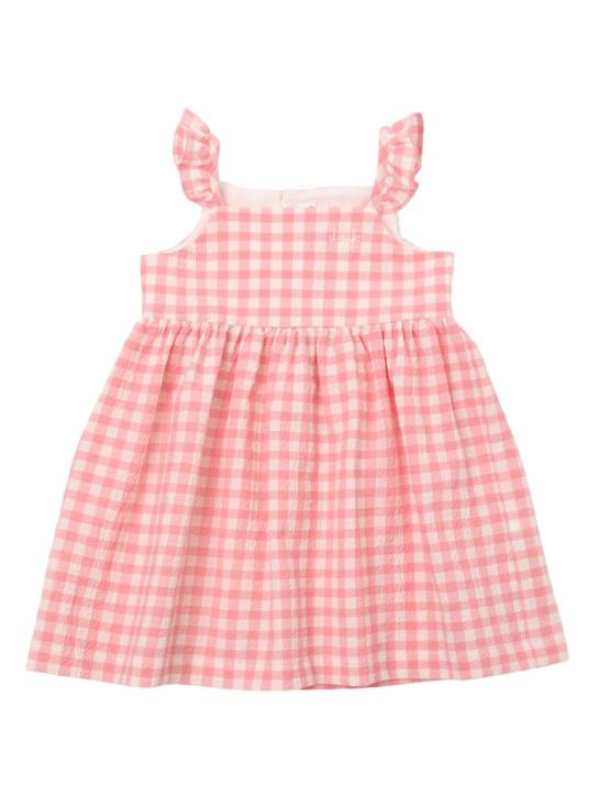 Il Gufo: Seersucker dress - kids-girls_0 | Luisa Via Roma