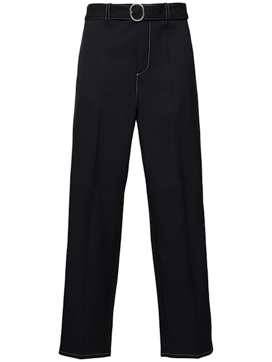 Jil Sander: Belted workwear pants - men_0 | Luisa Via Roma