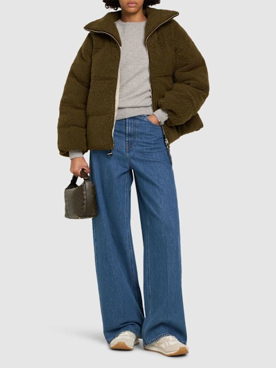 Varley: Wilkins Sherpa puffer jacket - women_1 | Luisa Via Roma