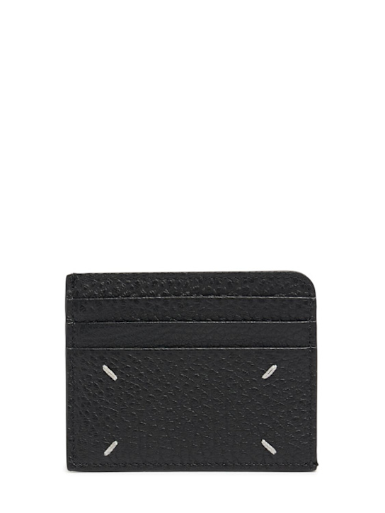Maison Margiela: Leather card holder - women_0 | Luisa Via Roma