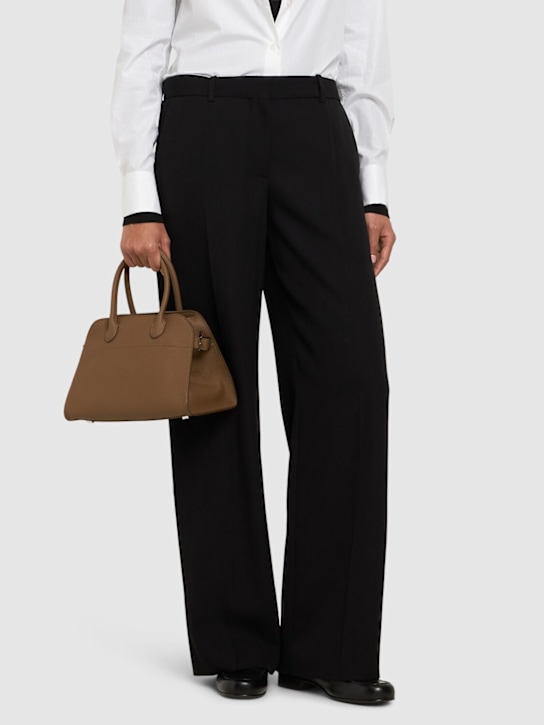 The Row: Soft Margaux 10 grain leather tote bag - women_1 | Luisa Via Roma