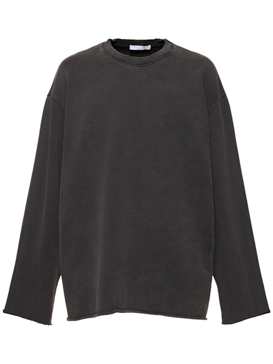 Helmut Lang: Crewneck sweatshirt - Black - men_0 | Luisa Via Roma
