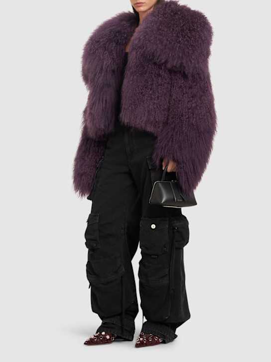 The Attico: オーバーサイズ モンゴリアンファーコート - women_1 | Luisa Via Roma