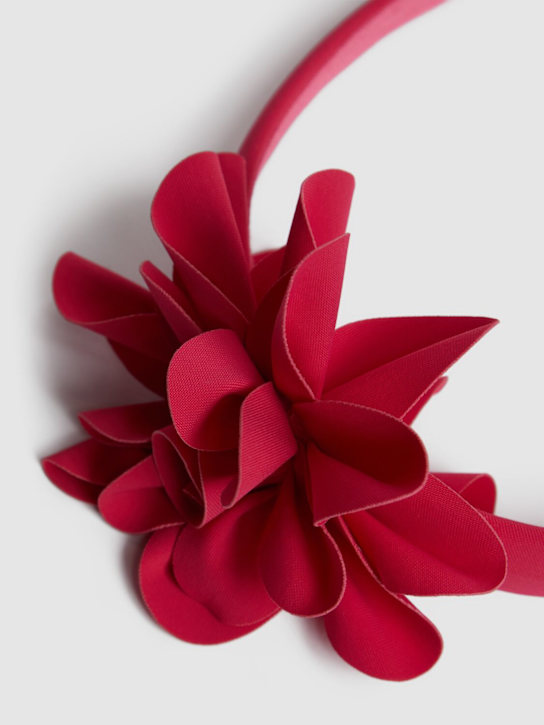 Il Gufo: Lycra headband w/flower - Fuchsia - kids-girls_1 | Luisa Via Roma