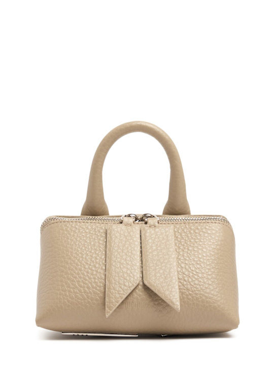 The Attico: Mini Friday grained leather bag - women_0 | Luisa Via Roma