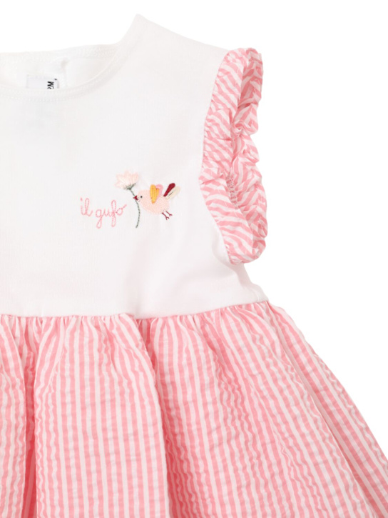 Il Gufo: シアサッカー＆ジャージーワンピース - kids-girls_1 | Luisa Via Roma