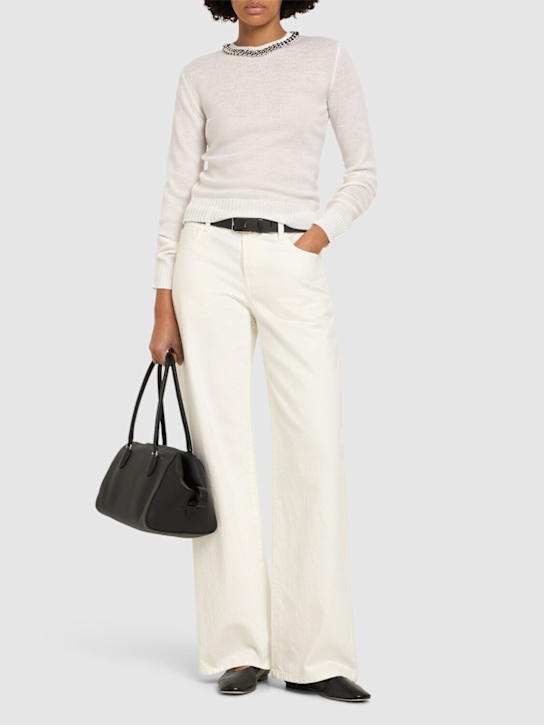 Stella McCartney: Falabella chain detail sweater - women_1 | Luisa Via Roma