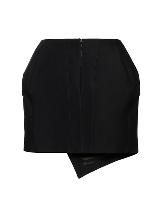 MUGLER: Heavy fluid mini skirt - women_1 | Luisa Via Roma