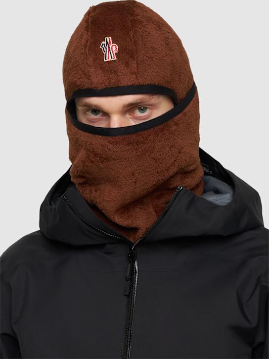 Moncler Grenoble: Velvet fleece polartec balaclava - men_1 | Luisa Via Roma