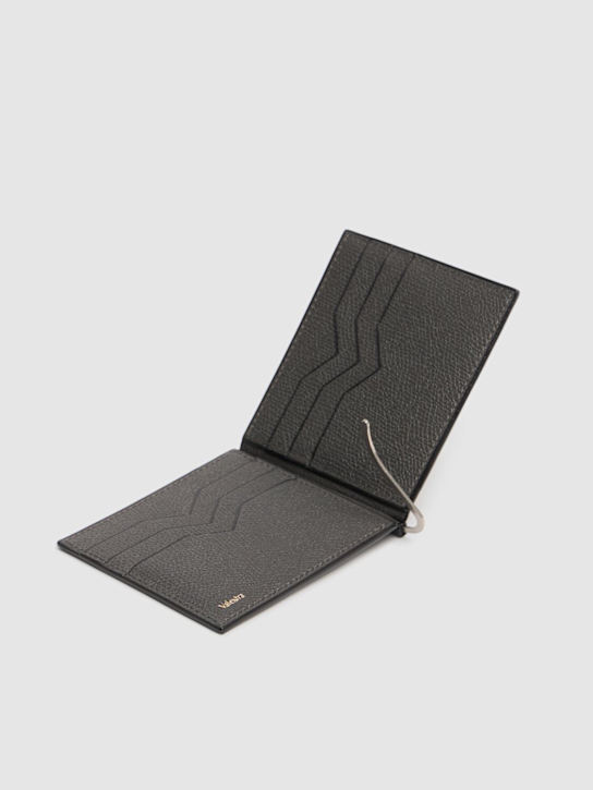 Valextra: Leather money clip - men_1 | Luisa Via Roma
