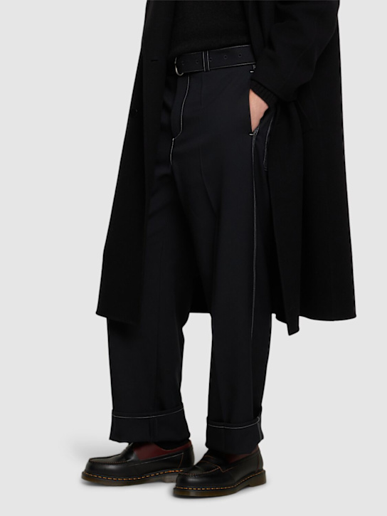 MM6 Maison Margiela: Dr Martens x MM6 Penton Mashup loafers - men_1 | Luisa Via Roma