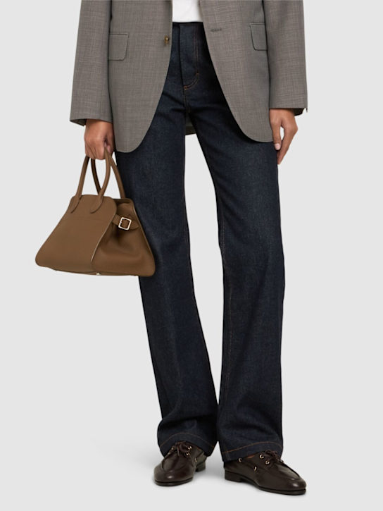 Bally: 10mm Pathy leather loafers - women_1 | Luisa Via Roma