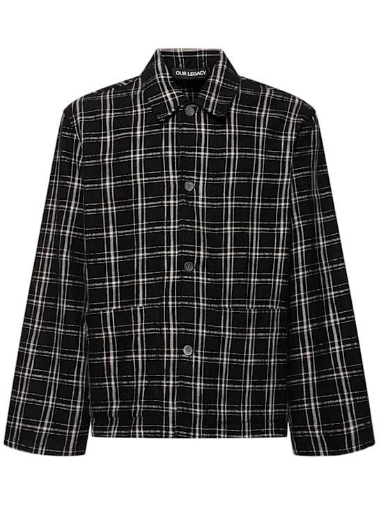 Our Legacy: Haven Helix flannel jacket - men_0 | Luisa Via Roma