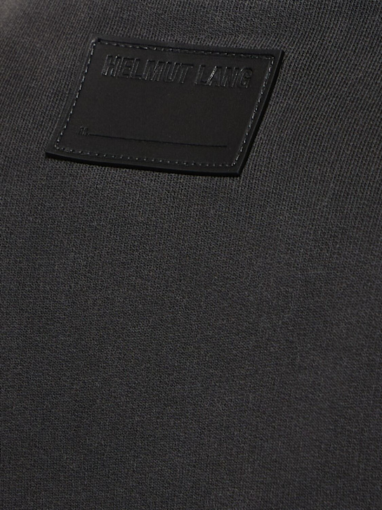 Helmut Lang: Zip-up sweatshirt - Black - men_4 | Luisa Via Roma