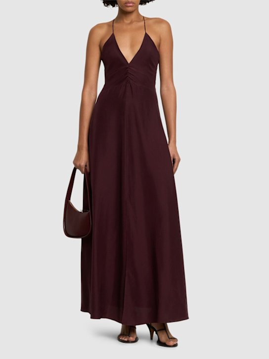 Forte_forte: Habotai silk slip dress - women_1 | Luisa Via Roma