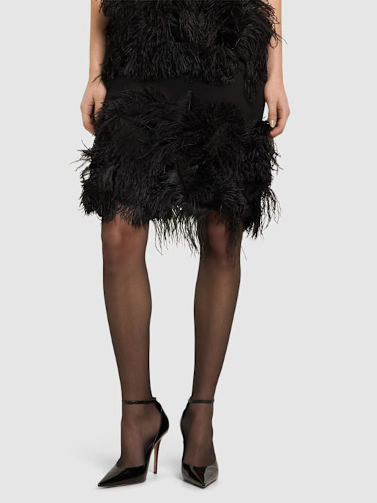 Amina Muaddi: Anok パテントレザーパンプス 105mm - women_1 | Luisa Via Roma