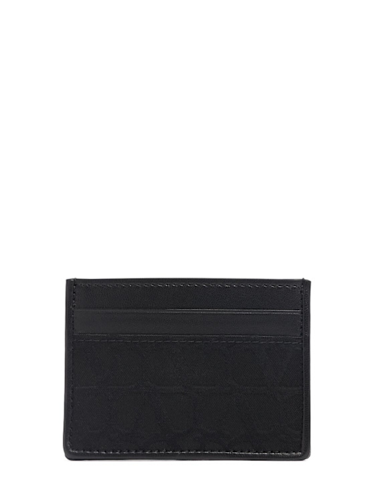Valentino Garavani: Toile Iconographe card holder - men_0 | Luisa Via Roma