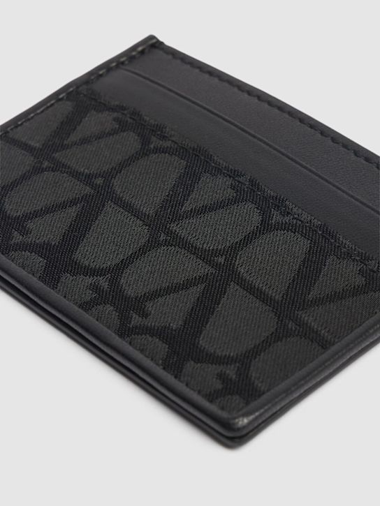 Valentino Garavani: Toile Iconographe card holder - men_1 | Luisa Via Roma
