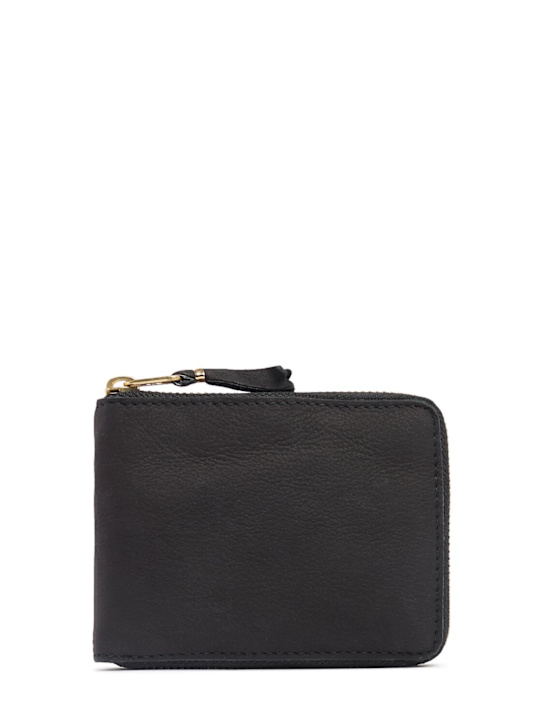 Comme des Garçons Wallet: Washed leather wallet - men_0 | Luisa Via Roma