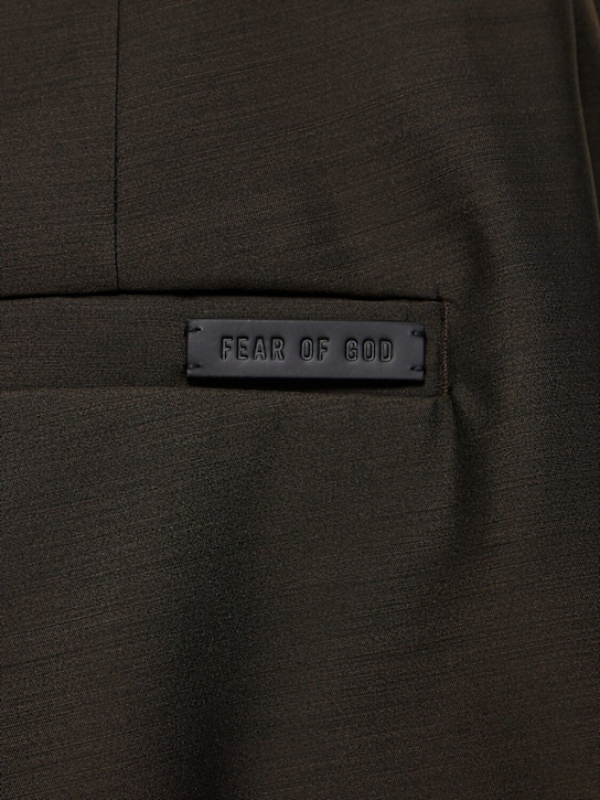Fear of God: 8tH wool & silk pants - Mocha - men_4 | Luisa Via Roma