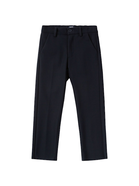 Il Gufo: Chino pants - Blue - kids-boys_0 | Luisa Via Roma