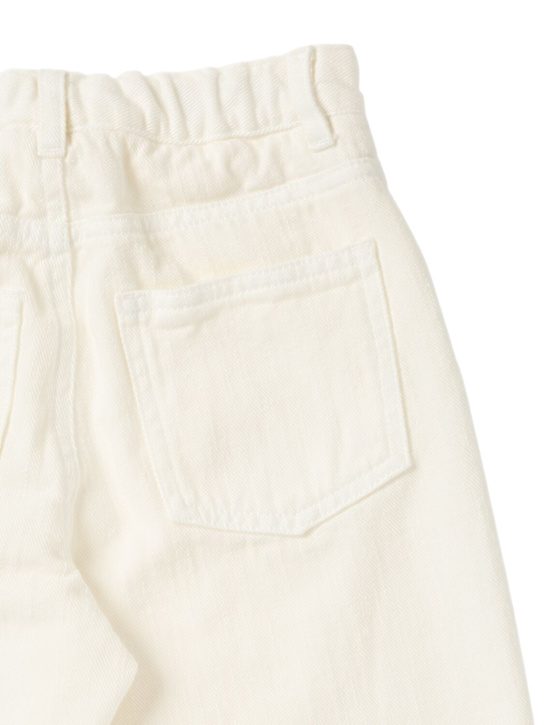 Il Gufo: Cotton gabardine pants - Off White - kids-boys_3 | Luisa Via Roma