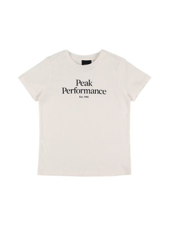 Peak Performance: Original printed organic cotton t-shirt - kids-boys_0 | Luisa Via Roma