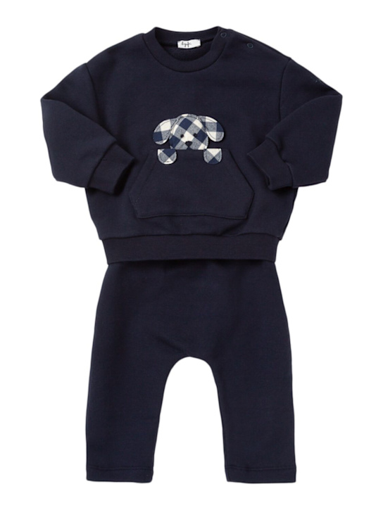Il Gufo: Cotton jersey sweatshirt & pants - kids-boys_0 | Luisa Via Roma