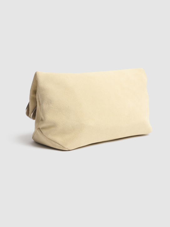 Jil Sander: Pochette Jewel in camoscio - Ecru - women_4 | Luisa Via Roma