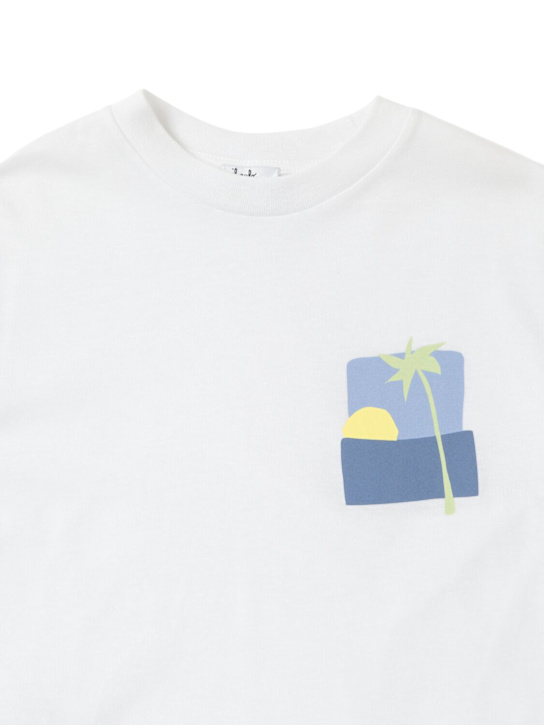 Il Gufo: Cotton jersey t-shirt - White/Green - kids-boys_1 | Luisa Via Roma