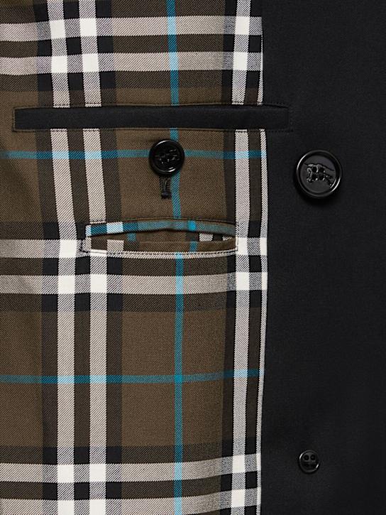 Burberry: Trench Narrow doppiopetto - Nero - men_6 | Luisa Via Roma