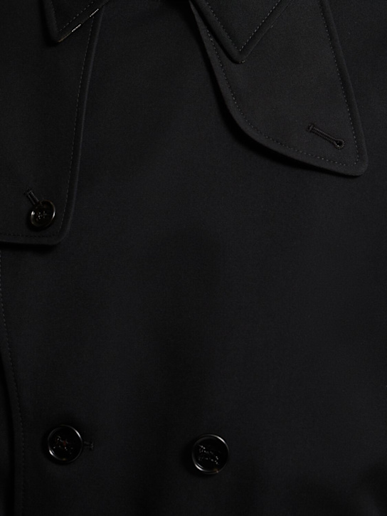 Burberry: Trench Narrow doppiopetto - Nero - men_5 | Luisa Via Roma