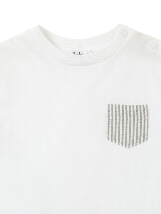 Il Gufo: コットンピケ素材のTシャツ＆ショートパンツ - kids-boys_1 | Luisa Via Roma