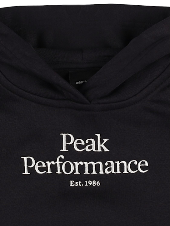 Peak Performance: Original cotton blend hoodie w/ logo - kids-boys_1 | Luisa Via Roma