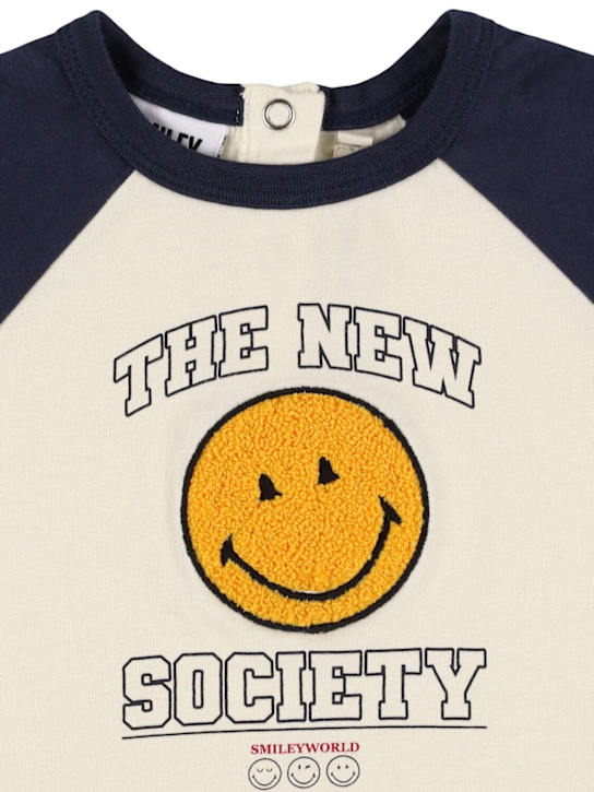 The New Society: T-shirt in jersey di cotone con stampa - kids-girls_1 | Luisa Via Roma