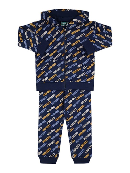 Kenzo Kids: コットンスウェットシャツ＆スウェットパンツ - kids-boys_0 | Luisa Via Roma