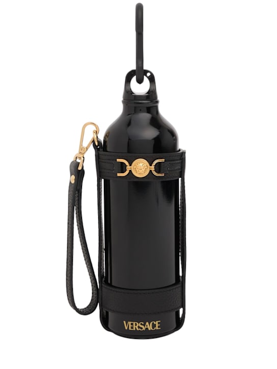 Versace: Medusa water bottle w/ holder - ecraft_0 | Luisa Via Roma