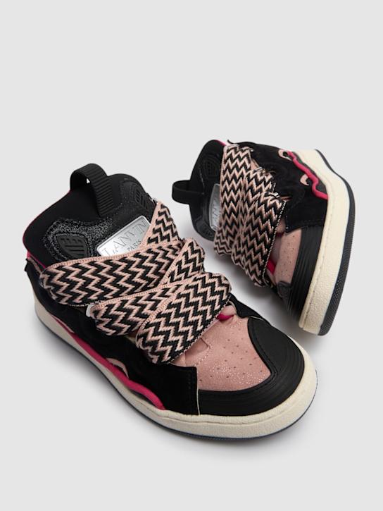 Lanvin: Sneakers stringate in poliestere Curb - kids-girls_1 | Luisa Via Roma