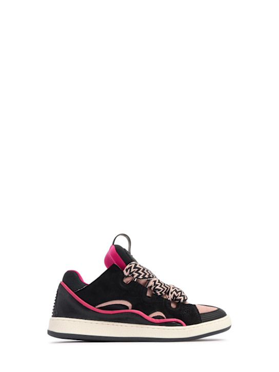Lanvin: Sneakers stringate in poliestere Curb - kids-girls_0 | Luisa Via Roma