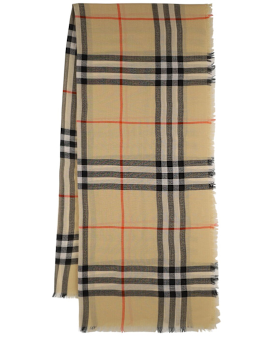 Mu lightweight wool scarf Burberry Women Luisaviaroma