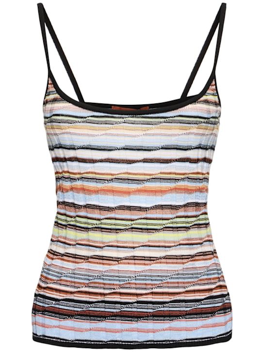 Missoni: Rib knit tank top - women_0 | Luisa Via Roma