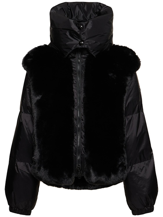 Goldbergh: La Reine ski down jacket w/ faux fur - women_0 | Luisa Via Roma