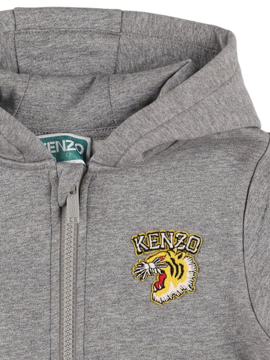 Kenzo Kids: コットンブレンドスウェットシャツ＆スウェットパンツ - kids-girls_1 | Luisa Via Roma