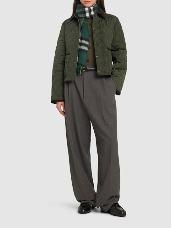 Burberry: Giacca cropped trapuntata - women_1 | Luisa Via Roma