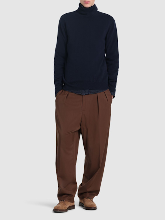 Piacenza Cashmere: Cashmere knit turtleneck sweater - men_1 | Luisa Via Roma