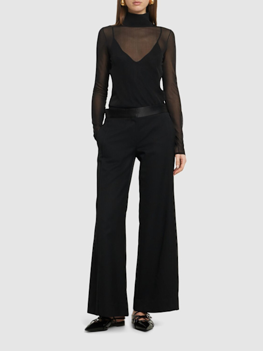 Victoria Beckham: パンツ - ブラック - women_1 | Luisa Via Roma